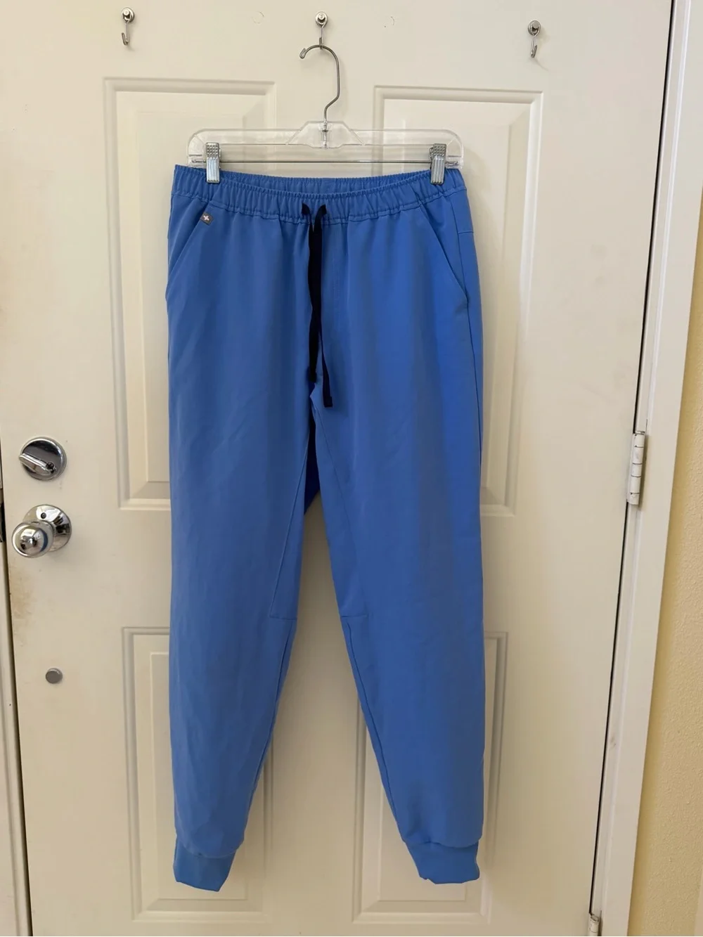 Figs Men’s Tansen Ceil Blue Scrub Jogger Pants Size Small Waist 31-33